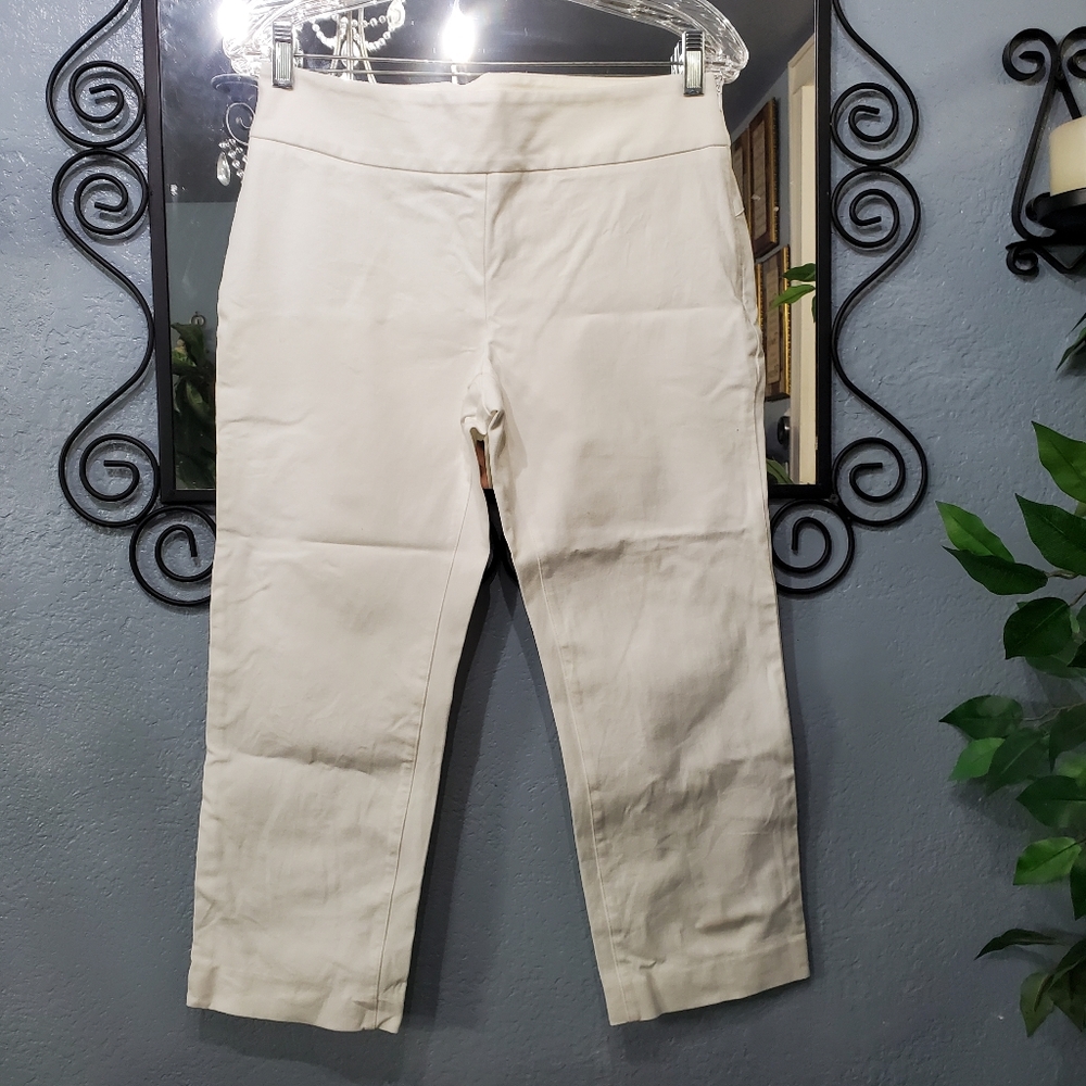 Alfani 93% Cotton 7% Spandex White Pants Size 6 Womens Pants